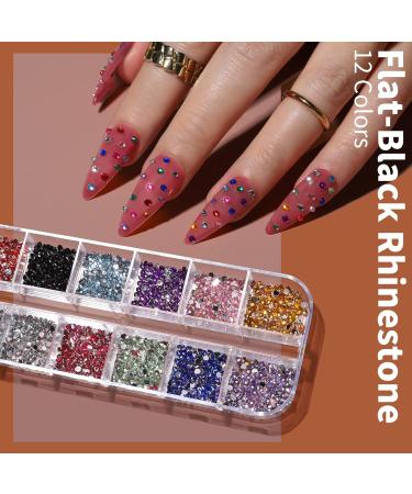Fandamei 15 PCs Gel Nail Brush Set - Nail Art Accessories Rhinestones & Nail Ticker for Stunning Designs - Buy Online on GoSupps.com