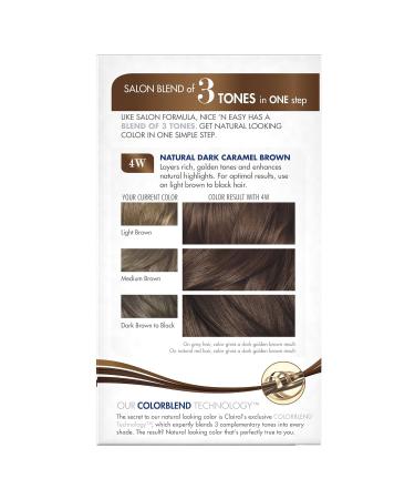 Clairol Nice N Easy 4W Natural Dark Mocha Brown Hair Color Kit - Shop Internationally - Buy Online on GoSupps.com