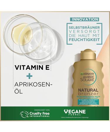 Garnier Self-Tanning Milk | Natural Stain-Free Tan | Ambre Solaire Bronzer Lotion 200ml - International Shipping Available - Buy Online on GoSupps.com
