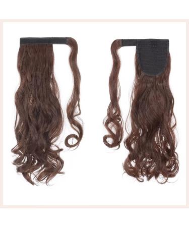 Tess 40cm Wavy Ponytail Extension - Light Brown (#M4) | 90g Braid Hair Extensions for Luxurious Volume - Buy Online on GoSupps.com
