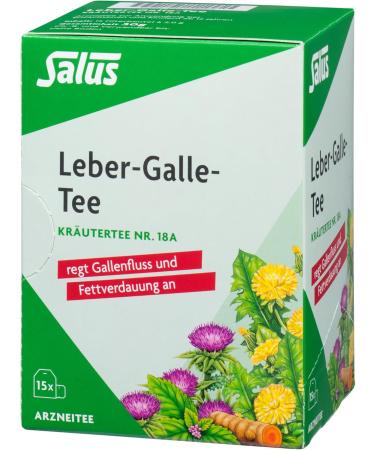 Salus Liver and Gallbladder Tea No. 18a 30 g - Buy Online on GoSupps.com