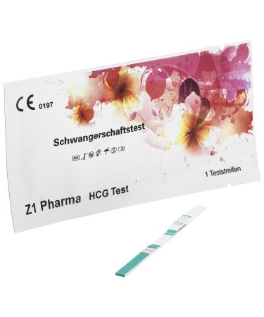20x Z1 Pharma Pregnancy Test 3rd Generation - Early Test Sensitivity 10 miu/ml 20 pieces (1 pack)