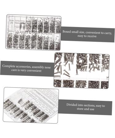 Lurrose 3 Sets Stainless Steel Screw Accessories for Glasses & Sunglasses | Professional Frameless Glasses Repair Kit - Durable & Versatile - Buy Online on GoSupps.com