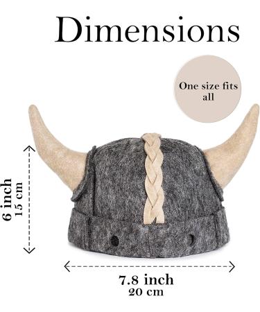 Buy Saunahut Viking Russian Banya Hat for Men | XL Gray Sauna Hat | Finnish & Ukrainian Style - Buy Online on GoSupps.com