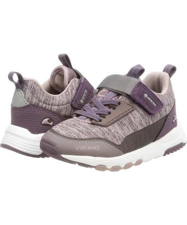 Viking Unisex Kids Arendal Low GTX Rain Shoe - 22 EU - Plum Dusty Pink | International Shipping Available - Buy Online on GoSupps.com