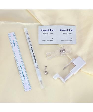 JOYTOYOU 7PCS Stainless Steel Body Piercing Kit - Disposable Piercing Needles Set for Ear Belly Button Tongue Eyebrow Lip Nose - Gauge Kits for Women Men - Buy Online on GoSupps.com