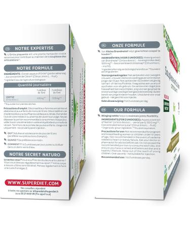 SUPERDIET - ORGANIC STITTLE - Joint flexibility - Portable format - Phytotherapy- Made in France - 20 single doses of 15 ml - Buy Online on GoSupps.com