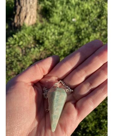 Shop Amazon Naturstein Pendulum | Hexagonal Vintage Crystal Pendulum for Wishing Chakra Reiki & Wicca Meditation - Buy Online on GoSupps.com