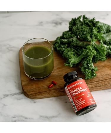 Ubiquinol 100mg - Premium CoQ10 Supplement | Patented Highly Absorbable Softgels for Heart Health - 60 Easy Swallow Capsules - Buy Online on GoSupps.com