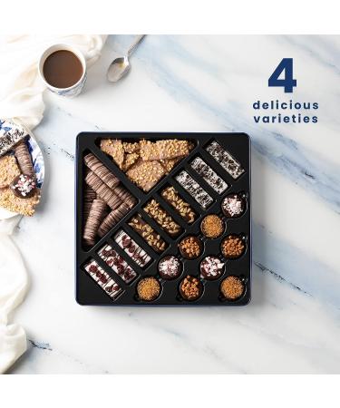 Barnett's Valentines Chocolate Gift Basket - Gourmet Cookies & Chocolates Tin Box for Men, Women, and Families - Holiday Candy Delivery Idea - Buy Online on GoSupps.com