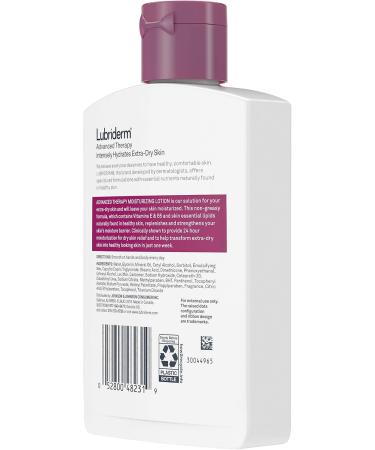 Lubriderm Advanced Therapy Moisturizing Lotion with Vitamins E and B5 Deep Hydration for Extra Dry Skin Non-Greasy Formula 6 fl. oz ( Pack of 8) - Buy Online on GoSupps.com
