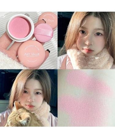 Powder Blush Matte Powder Blusher Cream Natural And Versatile Powder Blusher Pseudo sweetheart Natural Silky Finish - Luminous Pressed Mineral Powder Blush (2# 20g) - Buy Online on GoSupps.com