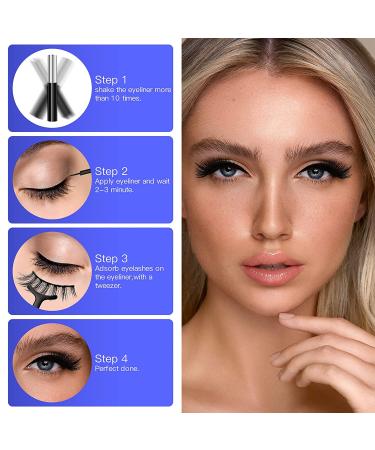 Magnetic Eyelashes Silk Material | Long Lasting & Easy to Remove | Natural Looking Lashes for Women - Buy Online on GoSupps.com