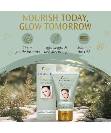 Crystal Peel Hyaluronic Acid Moisturizer for Face Soin Du Visage Daily Moisturizer Hydrating Face Cream for Women Vitamin Enriched Nourishing Facial Lotion Non Comedogenic Skincare for Dry Skin - Buy Online on GoSupps.com