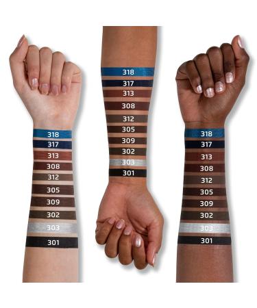 Impala Waterproof Eyeliner Pencil 318 | Electric Blue Long-Lasting Eye Makeup | Creamy Texture | Easy Application - Buy Online on GoSupps.com