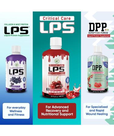 Nutritional Designs LPS Liquid Collagen & Whey Protein Supplement Sugar-Free Non-GMO Drink Promotes Healthy Skin & Hair for Men & Women. (Critical Care) Peach Mango Peach Mango 1 - Buy Online on GoSupps.com