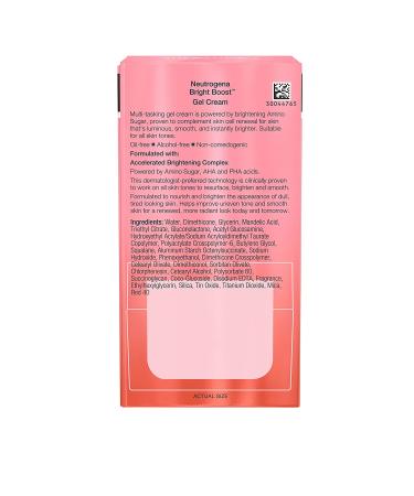 Neutrogena Bright Boost Gel Cream 1.7 fl oz â€“ Illuminate & Hydrate Your Skin - Buy Online on GoSupps.com