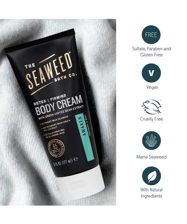 Detox Cellulite Cream - Seaweed Bath Co. Awaken Rosemary & Mint, 6 oz | Firming & Toning - Buy Online on GoSupps.com