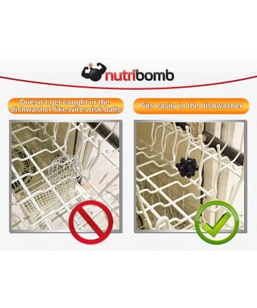 Nutribomb Thunderballs Mixing Balls for Your Protein Shaker Cup - Replacement Shaker Balls - Shaker Bottle Agitator (Pack of 9)â¦ 9 Count (Pack of 1) Multi - Buy Online on GoSupps.com