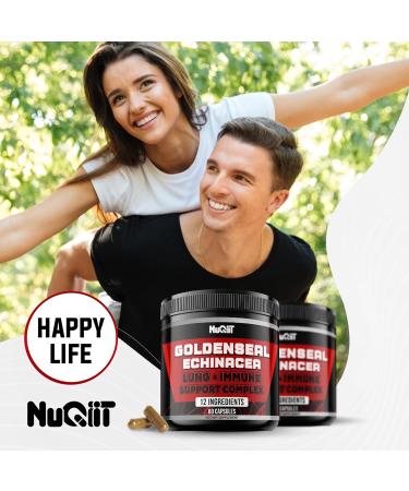 1000mg Goldenseal Root Capsules with Echinacea & Ginseng | Immune Support Digestive Health - 60 Capsules - Buy Online on GoSupps.com