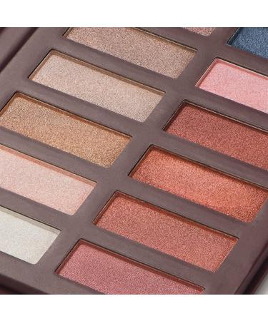 LUXAZA Neutral Nudes Eyeshadow Palette - Brown Metallic Warm Bronze Copper Shimmer Satin Shades - Buy Online on GoSupps.com