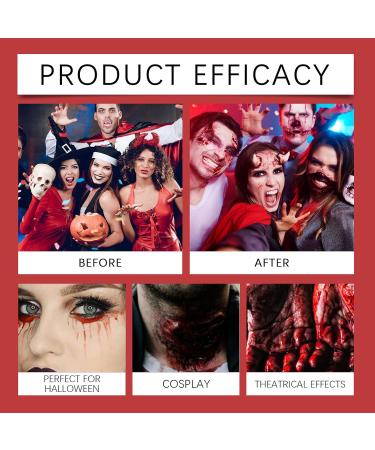 Realistic Blood Spray Set for Halloween Makeup | Easy Clean Blood Plasma Effect | International Shipping - Buy Online on GoSupps.com