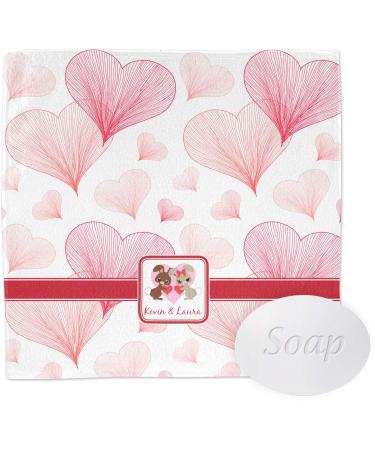 YouCustomizeIt Personalized Hearts & Bunnies Washcloth