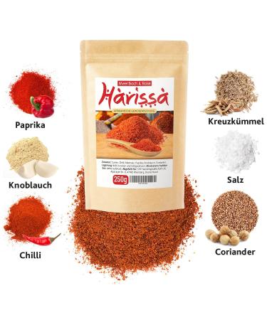 Buy Harissa Spice Mix 250g - Authentic Harissa Powder for Oriental & North African Cuisine | International Shipping - Buy Online on GoSupps.com