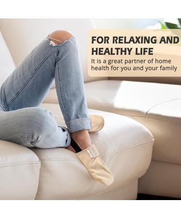 Upgraded 2.0 Castor Oil Pack Wrap for Feet - Organic Cotton Socks for Arthritis Tingling & Cracking - Moisturizing Relief (Oil Not Included - Buy Online on GoSupps.com