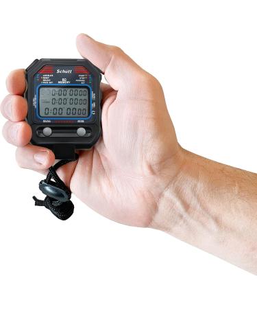 Sch tt PC-90 Stopwatch - Professional Digital Timer with 60 Memory Dual Timer & Pressure Point Mechanics | Ideal for Coaches & Athletes - Buy Online on GoSupps.com