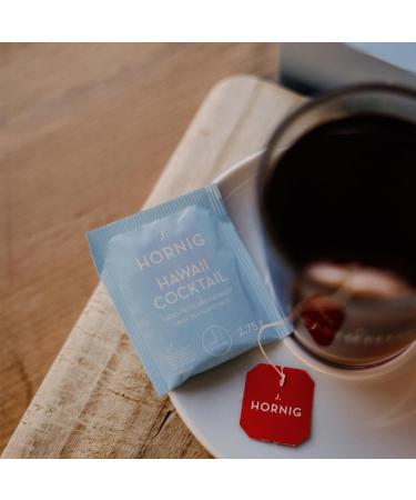 J. Hornig Fruit Tea Hawaii Cocktail - Fruity & Exotic Tea 100 Tea Bags (4x25) - International Shipping Available - Buy Online on GoSupps.com