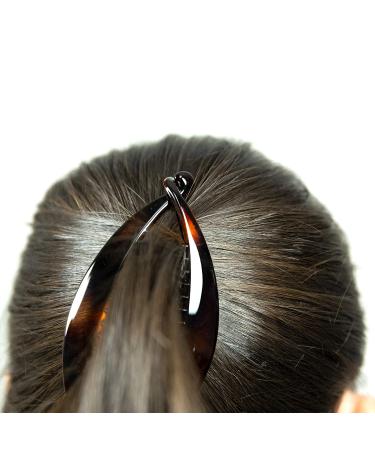 Camila Paris CP2 French Large Banana Clip Hair Comb - 6 Inch, Flexible Ponytail Holder for Thick Hair - Interlocking Styling Tool for Women - Made in France - Buy Online on GoSupps.com