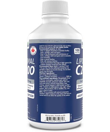 Naka Platinum LIPOSOMAL C 2000 featuring 2000 mg Non-Allergic High Potency Liposomal Vitamin C (750 ml) - Buy Online on GoSupps.com