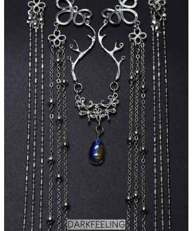 AORHOFJ Hair Band Women Water Drop Chain Headwear Fairy Hair Ornaments Chain Forehead Crystal Hair Band Long Clothes Tassel Headwear Headwear - Buy Online on GoSupps.com