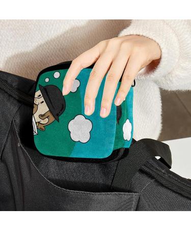 GIAPB Period Bag Sanitary Napkin Storage Bag - Blue Background Color - Buy Online on GoSupps.com