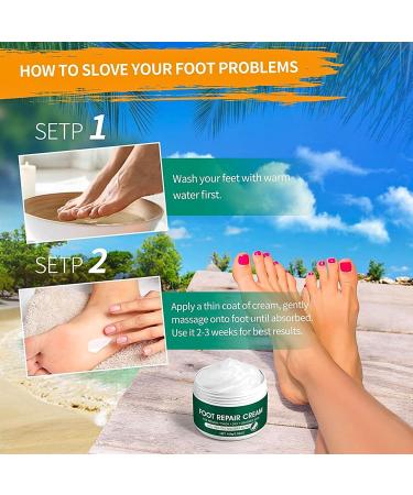 Urea 42% Foot Cream Cracked Heel Repair Cream Urea Foot Cream for Cracked Heels and Dry skin Urea Cream for Feet with Tea Tree & Aloe Vera for Deep Moisturizing Callus Remover Gel and Soften 100g - Buy Online on GoSupps.com