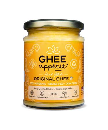 Ghee App tit Original Ghee 300 ml I Certified Organic I Free Range Grass Fed Ghee I Ghee Butter I Vegetarian I Ayurveda Ghee Recipe I Pure Clarified Butter