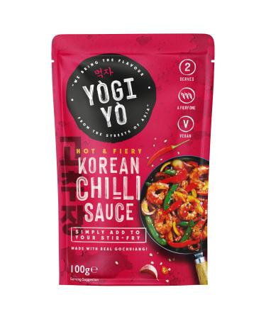Yogiyo Hot Chilli Stir Fry Sauce (12 x 100 g)