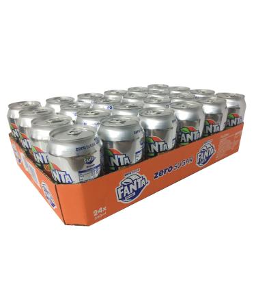 Fanta Orange Zero sugar (24x0.33l cans) DK Orange 330 ml (24 pack)