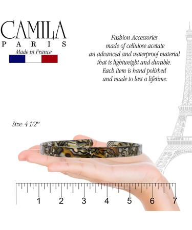 Camila Paris CP2005 Handmade Onyx French Headband for Women - Strong Hold Grip, Lightweight & Flexible - No Slip Styling Hair Accessory - Made in France (Medium, Pack of 1) - Buy Online on GoSupps.com