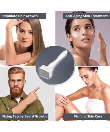 Dr.Pen Adjustable Microneedling Derma Stamp for Hair Growth - Professional 140 Titanium Pins Stamp for Skin & Beard - Best Derma Roller Alternative - Buy Online on GoSupps.com
