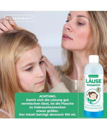Silver Power Lice Shampoo 100ml Effective 2-Phase Treatment for Head Lice & Nits Gentle on Scalp Safe for Kids 1+ | 1 Pack - Buy Online on GoSupps.com