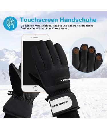 Durio Waterproof Touchscreen Ski & Cycling Gloves for Men & Women - Winter White M - Buy Online on GoSupps.com