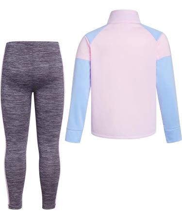 Adidas Girls 2 Piece Tricot Jacket & Tight Set 5 - Clear Pink - Buy Online on GoSupps.com