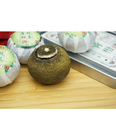 Green Orange Peel Pu-erh Tea | Tangerine Peel XiaoQingGan Tea Box | Independent Packing from GuangDong XinHui - Buy Online on GoSupps.com