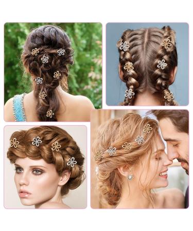 Ouligay 16-Piece Mini Flower Hair Clips - Perfect Hair Accessories for Women & Girls | Ideal for Weddings Birthdays & Parties - Buy Online on GoSupps.com