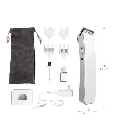 Pure Enrichment TRYM Lithium Rechargeable Beard Trimmer | 11-Piece Grooming Kit with Attachments & Travel Bag - Buy Online on GoSupps.com