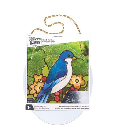 Gallery Glass Oval, Large Surface Perfect for Stained Glass DIY Arts and Crafts, 19746