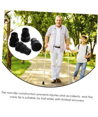 Lurrose 4-Piece Crutch Cushion Tips for Hiking & Trekking Sticks | Durable PVC End Caps & Foot Protectors - Buy Online on GoSupps.com