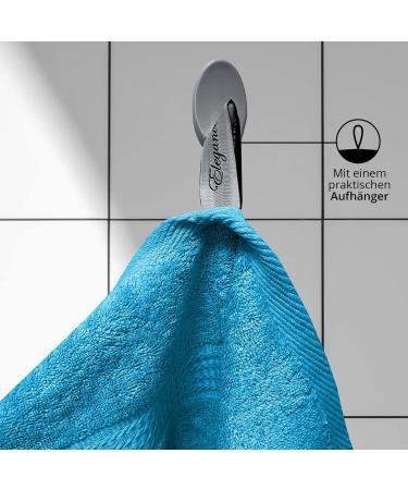 Class Home Collection Terry Towels - 50x100 cm Pack of 4 | 100% Cotton Turquoise - Premium Quality for Home Use - Buy Online on GoSupps.com